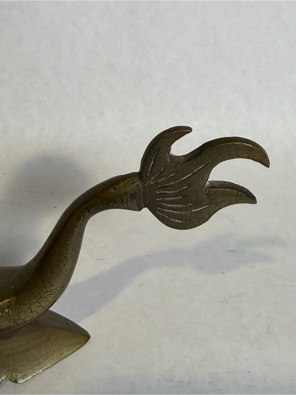 Vintage Brass Dragon Boat Pagoda Candle Holder Asian Dragon Candlestick Decor